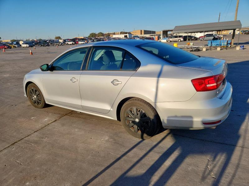 3VW2K7AJ4FM421502 - 2015 VOLKSWAGEN JETTA BASE SILVER photo 2