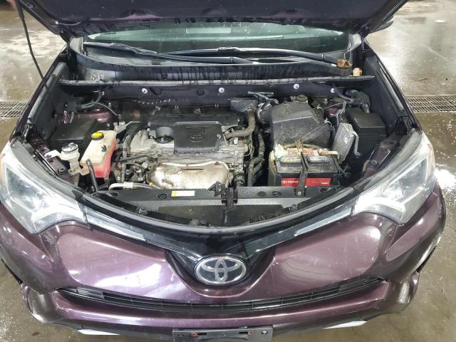 2T3RFREV7HW612718 - 2017 TOYOTA RAV4 XLE Մանուշակագույն լուսանկար 12