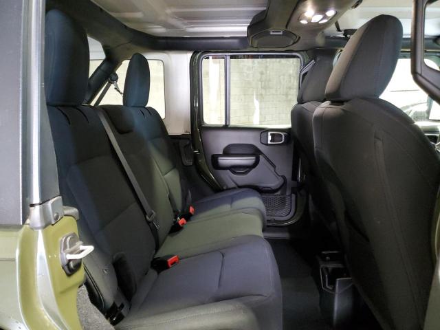 1C4HJXDNXMW820460 - 2021 JEEP WRANGLER U SPORT მწვანე ფოტო 10