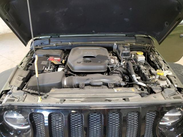 1C4HJXDNXMW820460 - 2021 JEEP WRANGLER U SPORT მწვანე ფოტო 11