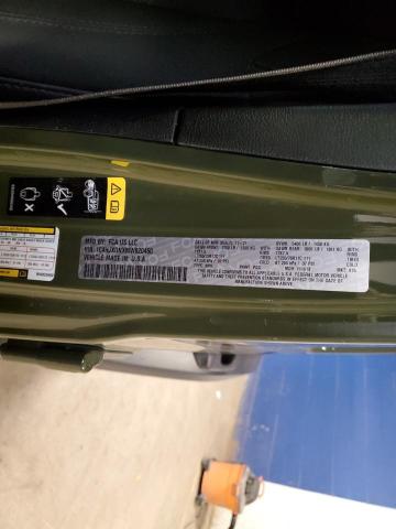 1C4HJXDNXMW820460 - 2021 JEEP WRANGLER U SPORT მწვანე ფოტო 12