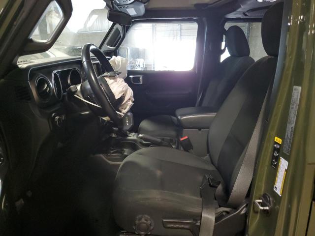 1C4HJXDNXMW820460 - 2021 JEEP WRANGLER U SPORT მწვანე ფოტო 7