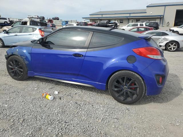 KMHTC6AE4DU164234 - 2013 HYUNDAI VELOSTER TURBO ლურჯი ფოტო 2