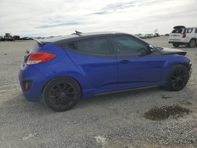 KMHTC6AE4DU164234 - 2013 HYUNDAI VELOSTER TURBO ლურჯი ფოტო 3