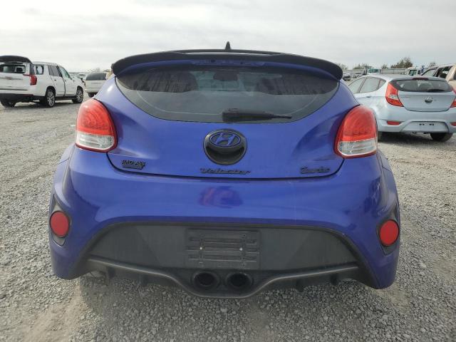 KMHTC6AE4DU164234 - 2013 HYUNDAI VELOSTER TURBO ლურჯი ფოტო 6