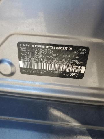 JA4AP3AUXJZ006186 - 2018 MITSUBISHI OUTLANDER SPORT ES GRAY photo 12