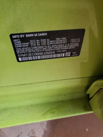 5YM13EC06N9J26054 - 2022 BMW X3 M GREEN photo 13