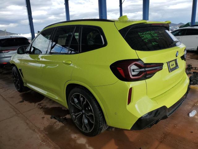 5YM13EC06N9J26054 - 2022 BMW X3 M GREEN photo 2