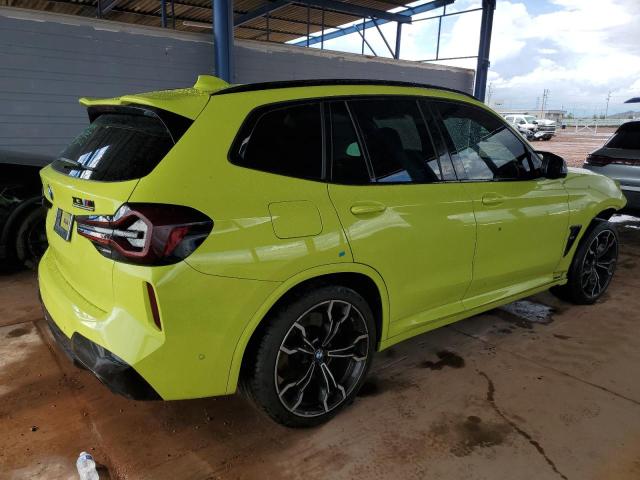 5YM13EC06N9J26054 - 2022 BMW X3 M GREEN photo 3