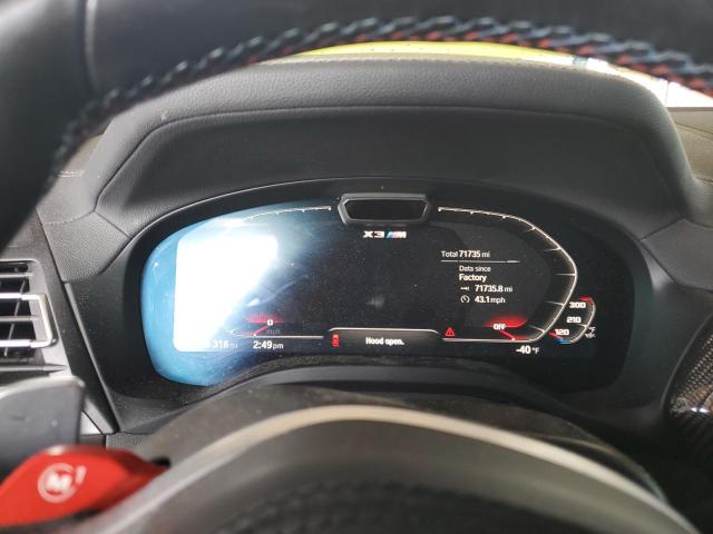 5YM13EC06N9J26054 - 2022 BMW X3 M GREEN photo 9