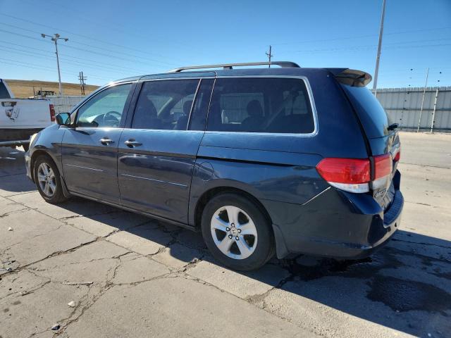5FNRL3H90AB058874 - 2010 HONDA ODYSSEY TOURING BLUE photo 2