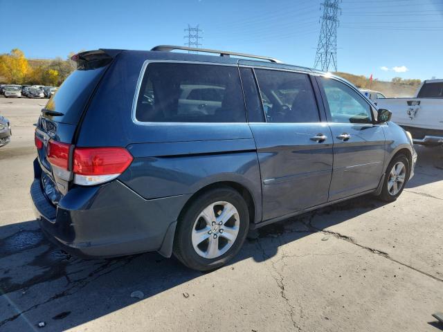 5FNRL3H90AB058874 - 2010 HONDA ODYSSEY TOURING BLUE photo 3