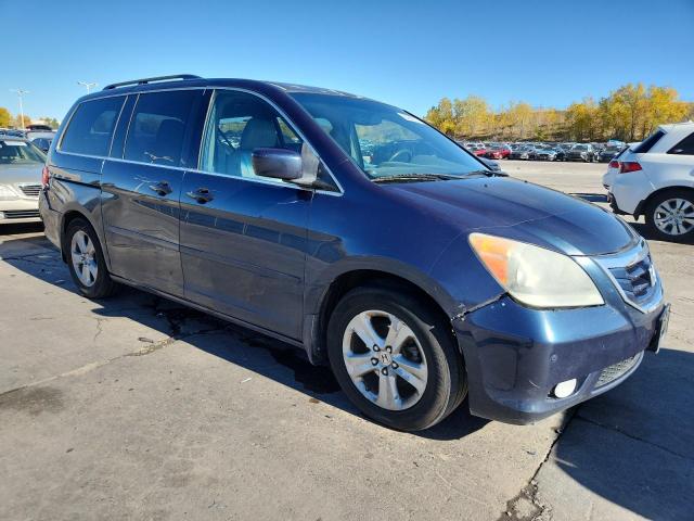 5FNRL3H90AB058874 - 2010 HONDA ODYSSEY TOURING BLUE photo 4
