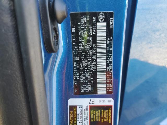 4T1BF1FK5HU695808 - 2017 TOYOTA CAMRY LE 蓝色 照片 12