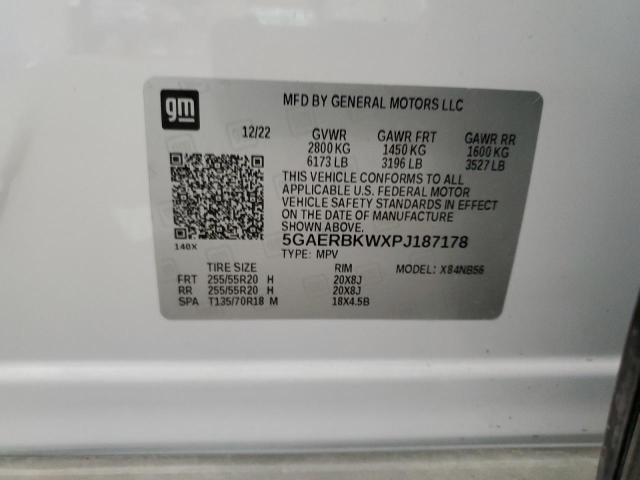 5GAERBKWXPJ187178 - 2023 BUICK ENCLAVE ESSENCE Beyaz fotoğraf 13