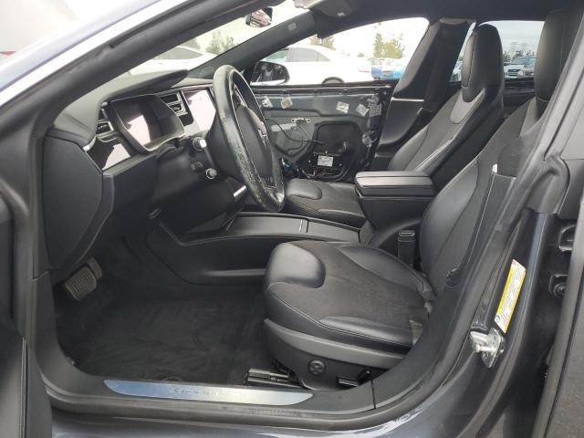 5YJSA1E19GF161133 - 2016 TESLA MODEL S GRAY photo 7