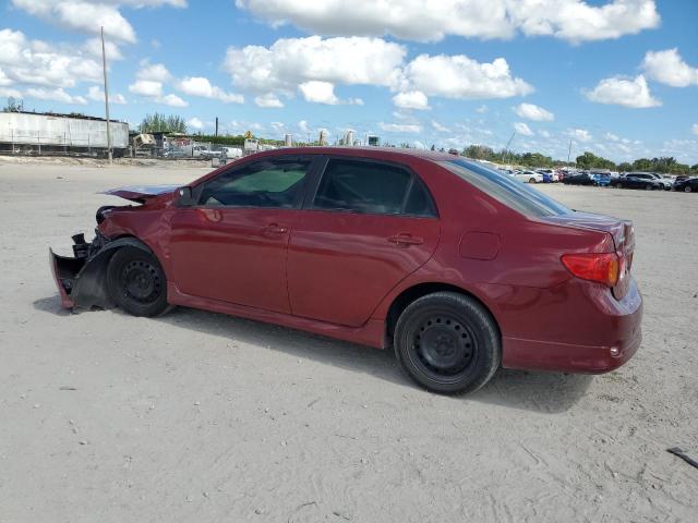 1NXBU40E39Z021572 - 2009 TOYOTA COROLLA BASE Rot Foto 2