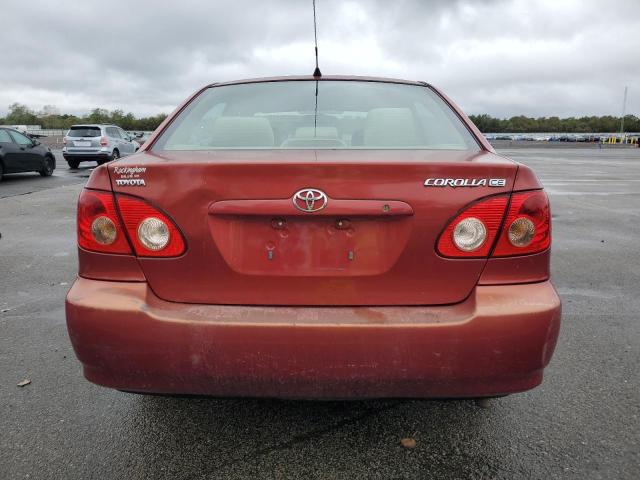 2T1BR32E95C553672 - 2005 TOYOTA COROLLA CE RED photo 6