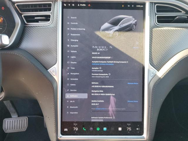 5YJXCDE29JF092218 - 2018 TESLA MODEL X GRAY photo 9