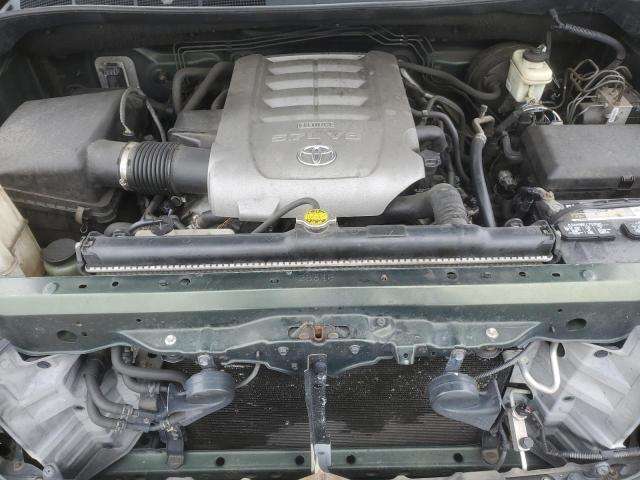 5TFUY5F10AX151081 - 2010 TOYOTA TUNDRA DOUBLE CAB SR5 GREEN photo 11