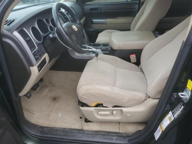 5TFUY5F10AX151081 - 2010 TOYOTA TUNDRA DOUBLE CAB SR5 GREEN photo 7