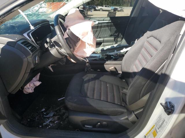 3FA6P0H77GR294455 - 2016 FORD FUSION SE WHITE photo 7