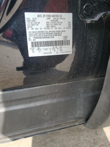 1FMSK8DH6NGA81324 - 2022 FORD EXPLORER XLT Negro foto 13