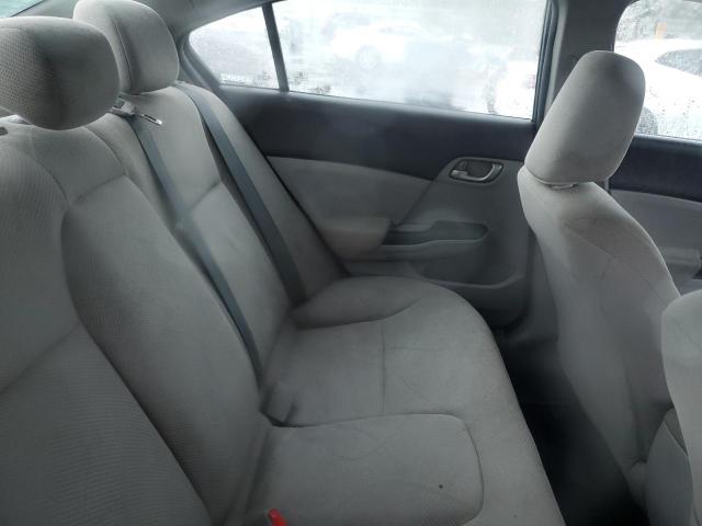 19XFB2F51CE109503 - 2012 HONDA CIVIC LX ნაცრისფერი ფოტო 10