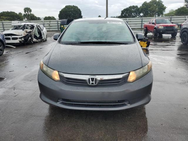 19XFB2F51CE109503 - 2012 HONDA CIVIC LX ნაცრისფერი ფოტო 5