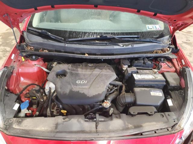 KMHCT4AE8GU046485 - 2016 HYUNDAI ACCENT SE RED photo 11