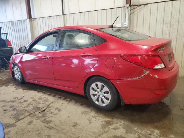 KMHCT4AE8GU046485 - 2016 HYUNDAI ACCENT SE RED photo 2