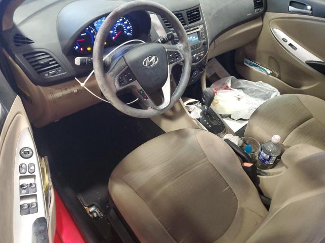 KMHCT4AE8GU046485 - 2016 HYUNDAI ACCENT SE RED photo 8