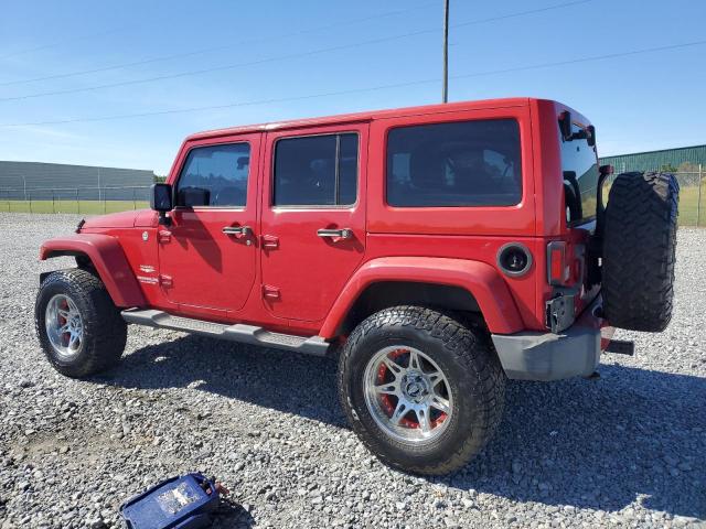 1C4BJWEG8CL262799 - 2012 JEEP WRANGLER U SAHARA RED photo 2