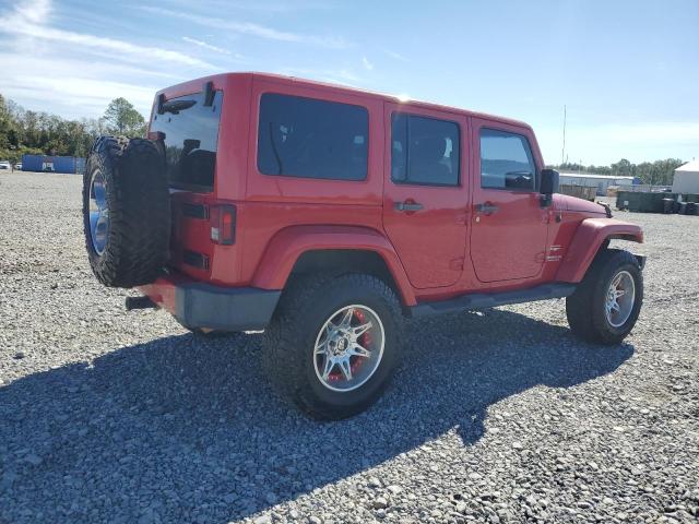1C4BJWEG8CL262799 - 2012 JEEP WRANGLER U SAHARA RED photo 3