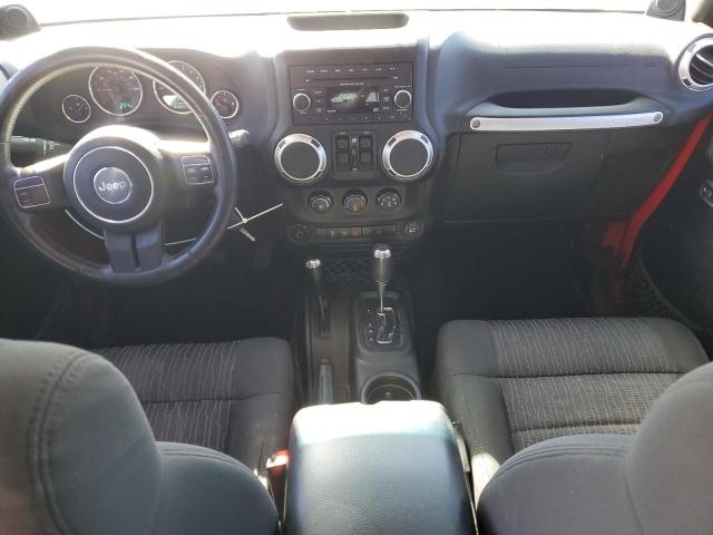 1C4BJWEG8CL262799 - 2012 JEEP WRANGLER U SAHARA RED photo 8