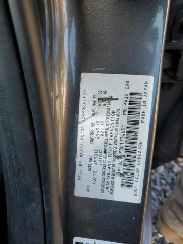 JM1BL1L70D1734801 - 2013 MAZDA 3 I BLUE photo 13