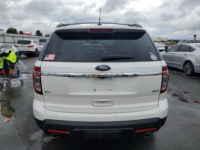 1FM5K8D82DGC25057 - 2013 FORD EXPLORER XLT თეთრი ფოტო 6