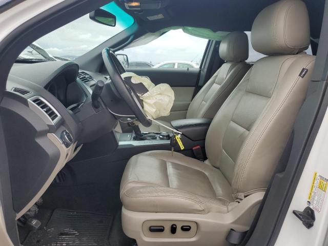 1FM5K8D82DGC25057 - 2013 FORD EXPLORER XLT თეთრი ფოტო 7