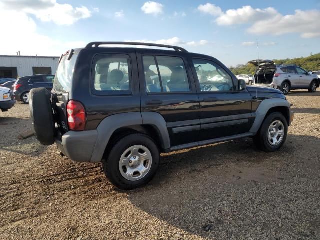 1J4GL48K86W269091 - 2006 JEEP LIBERTY SPORT Schwarz Foto 3