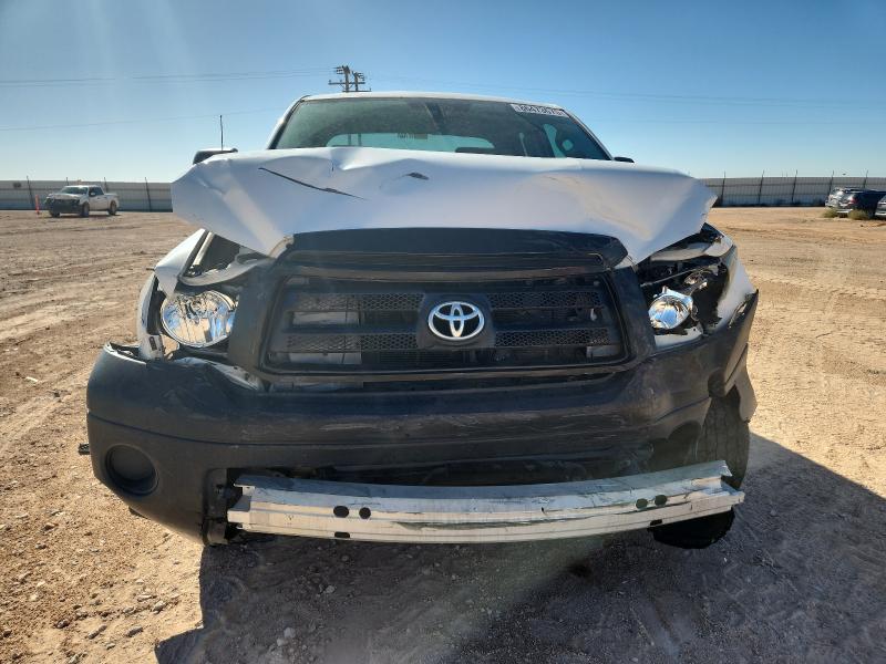 5TFRM5F10DX051973 - 2013 TOYOTA TUNDRA DOUBLE CAB SR5 WHITE photo 5