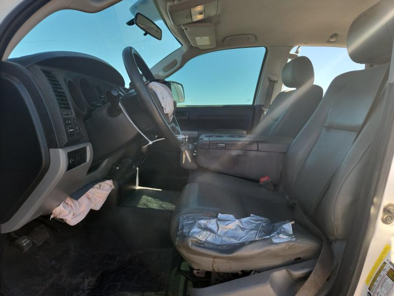 5TFRM5F10DX051973 - 2013 TOYOTA TUNDRA DOUBLE CAB SR5 WHITE photo 7