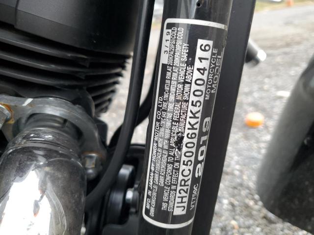 JH2RC5006KK500416 - 2019 HONDA VT750 C BLACK photo 9