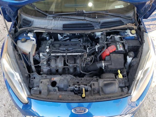 3FADP4EJ9JM109843 - 2018 FORD FIESTA SE BLUE photo 12