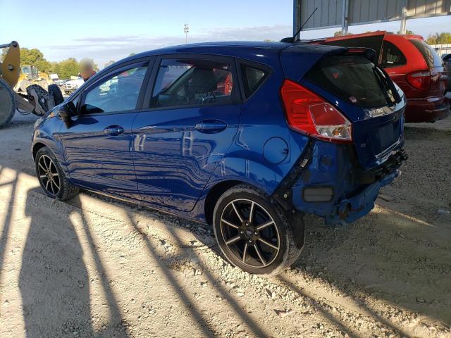 3FADP4EJ9JM109843 - 2018 FORD FIESTA SE BLUE photo 2