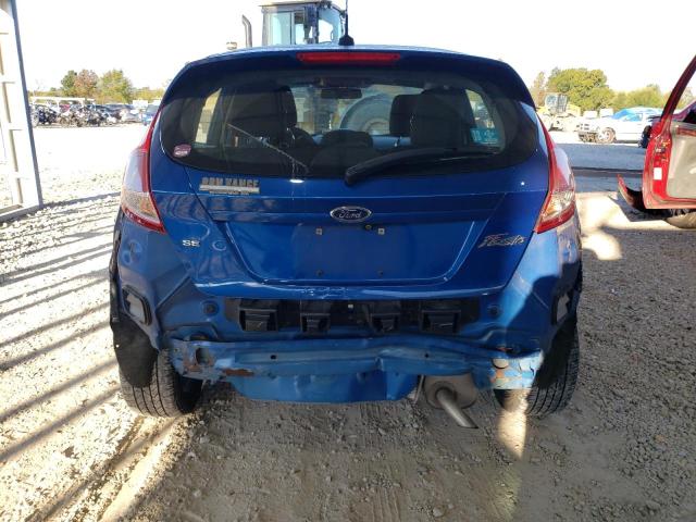 3FADP4EJ9JM109843 - 2018 FORD FIESTA SE BLUE photo 6