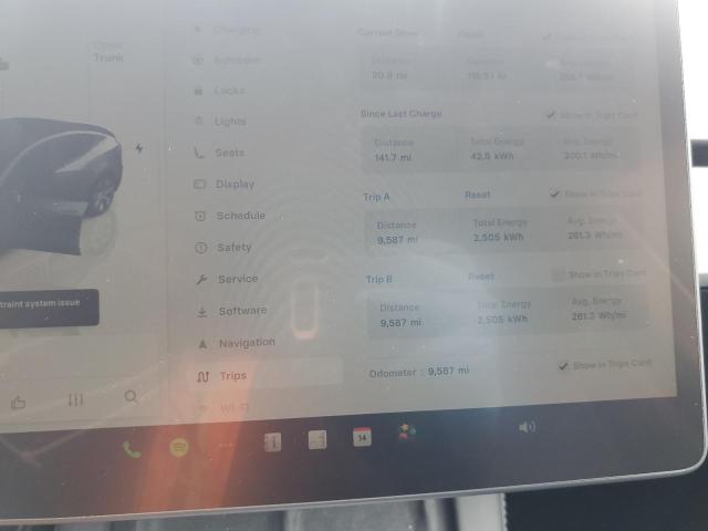 7SAYGDED3PF932757 - 2023 TESLA MODEL Y 灰色 照片 9