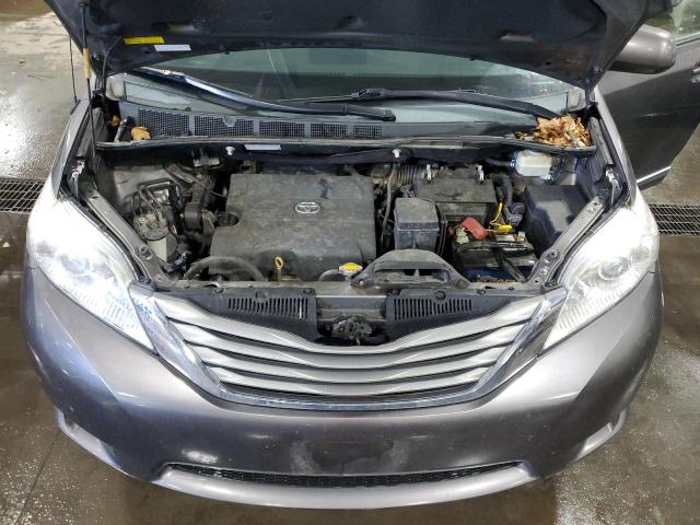 5TDDK3DC6ES092706 - 2014 TOYOTA SIENNA XLE GRAY photo 12