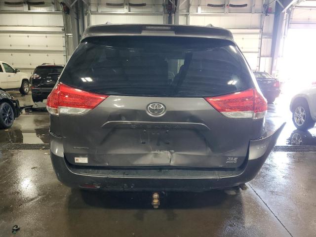 5TDDK3DC6ES092706 - 2014 TOYOTA SIENNA XLE GRAY photo 6