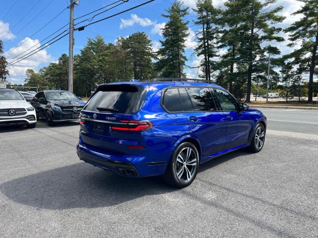 5UX33EM04P9R55092 - 2023 BMW X7 M60I BLUE photo 4
