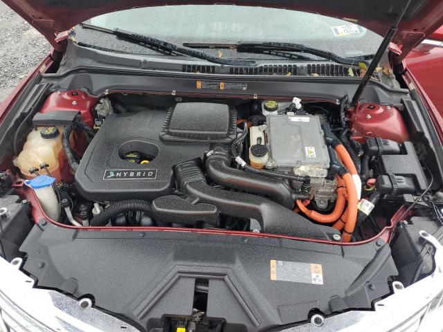 3LN6L2LU2DR811456 - 2013 LINCOLN MKZ HYBRID RED photo 11